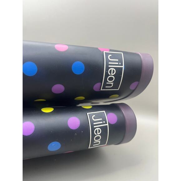Jileon Extra Wide Calf Women's Spotty Rain Boots Wide in Foot and Ankle Size 7 - Picture 5 of 5
